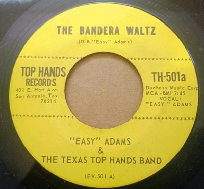 Easy Adams And The Texas Top Hands Band EX 45 In Rare Sleeve Cotton-Eyed Joe  - Image 1 of 4
