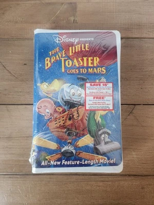 The Brave Little Toaster Goes to Mars (VHS, 1998, Clam Shell) Brand New  - Image 1 of 3