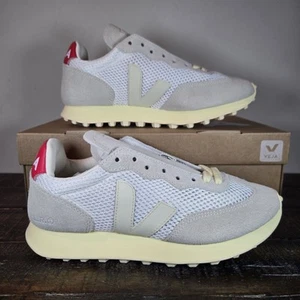 Zapatillas informales Veja Rio Branco Light Aircell para mujer talla 6 blancas rojas - Imagen 1 de 12