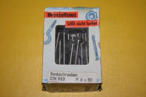 25 Stück Dresselhaus Senkschrauben DIN 963 M6 x 50 mm Rostfrei 4001796082313 - Bild 1 von 6