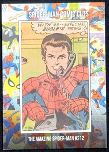 2022 UPPER DECK MARVEL METAL UNIVERSE SPIDER-MAN ASM # 212 COMIC CUT #D 27/40 - Picture 1 of 2