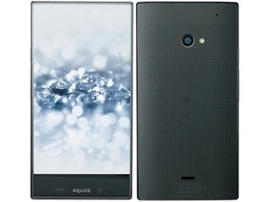 SOFTBANK SHARP 403SH AQUOS CRYSTAL 2 ANDROID UNLOCKED SMARTPHONE JAPAN BLACK NEW - Picture 1 of 12