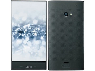 SOFTBANK SHARP 403SH AQUOS CRYSTAL 2 ANDROID UNLOCKED SMARTPHONE JAPAN BLACK NEW - Image 1 of 4