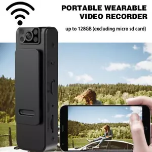 Portable Mini Camera HD 1080P Body Wearable Cam Camcorder Video Recorder C5U4 - Bild 1 von 20