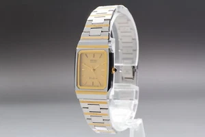 1983 N MINT Seiko Exceline 7321-5140 Gold Quartz Womens Watch JAPAN 156mm Wrists - Picture 1 of 10