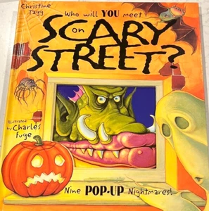 Vtg Halloween Pop-Up Book Who Will You Meet on Scary Street Nine Christine Tagg - Foto 1 di 9