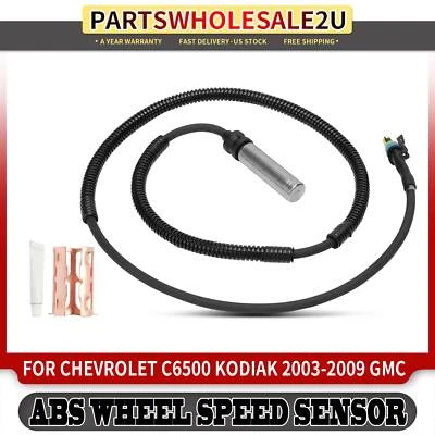 Sensor de velocidad de rueda ABS frontal para Chevrolet C6500 Kodiak 2003-2009 GMC T6500 Foto 1 de 4