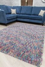 New Thick Super Soft Pile Rugs Large Small Jelly Bean Multi Rug Mat Living Room