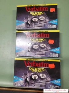 NEW 6 Verbatim Minicartridges DC2120 120 MB - Picture 1 of 5