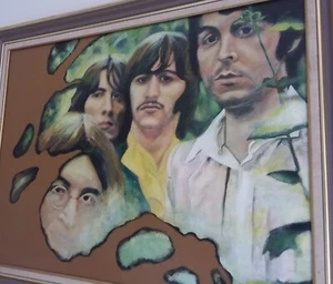 "Now and Then" Original Music themed Colorful A4 print by Manda Ann. - Picture 1 of 1