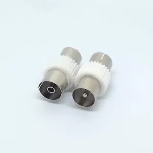 2x PAL male Plug to PAL Female Plug Connector/Joiner ADAPTER for TV ANTENNA /ol - Picture 1 of 5