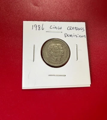 Dominican Republic 1986 5 Centavos - Nice World Coin !!! - Image 1 of 2