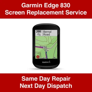 Garmin Edge 830 Bildschirm Austausch REPARATUR SERVICE - gebrochen gesprungenes LCD - Bild 1 von 3