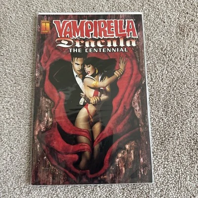 VAMPIRELLA DRACULA THE CENTENNIAL PRESTIGE FORMAT 图形小说 1997 年约翰·博尔顿 — 第 1/4 张图片