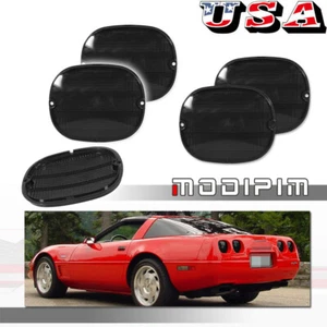4PCS Smoked Lens Rear Tail Light Reflector Housing Kit for 1990-1996 C4 Corvette - Picture 1 of 8