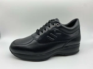 Lumberjack Raul Black Leather Sneakers Shoes - Picture 1 of 1