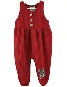 Healthtex Baby Girls Sleeveless Jumpsuit Size 24 Months Made in USA - Picture 1 of 7