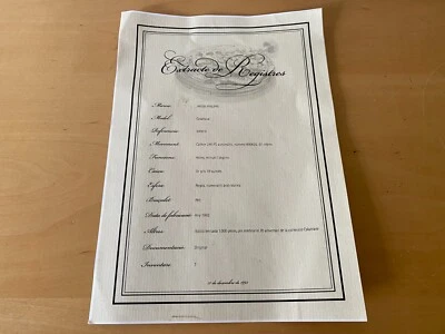 Photo + Data Sheet Patek Philippe Foto + Scheda Tecnica - Ref. 5000 G Calatrava - Immagine 1 di 2