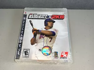 PS3 MAJOR LEAGUE BASEBALL 2K8 SONY PLAYSTATION 3 NEW FACTORY SEALED RARE - Picture 1 of 3