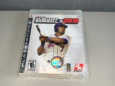 PS3 MAJOR LEAGUE BASEBALL 2K8 SONY PLAYSTATION 3 NEW FACTORY SEALED RARE - Image 1 of 3