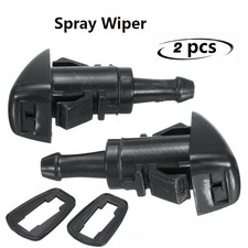 2Pcs Windshield Washer Nozzle Spray Wiper For Kia Hyundai Jeep Dodge Chrysler