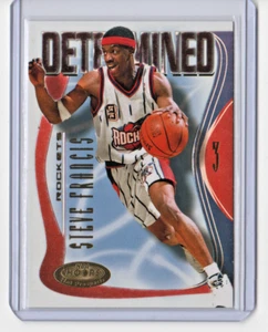 STEVE FRANCIS 2000-01 Hoops Hot Prospects DETERMINED #D3 HOUSTON ROCKETS - Picture 1 of 1