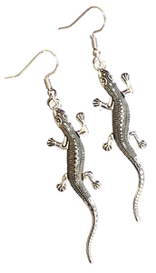 Lizard Gecko Dangle Earrings! - Picture 1 of 4
