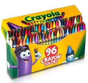 Juego de Crayones Crayola 96 Ct con Afilador, Suministros de Regreso a la Escuela Arte de Aula - Imagen 1 de 5