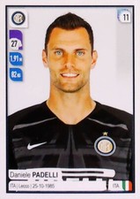 Inter Daniele PADELLI Panini Footballers 2019-2020 Sticker Figure 213