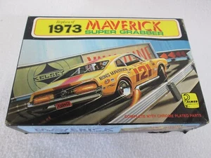 Vintage Palmer 1973 Ford Maverick Super Grabber plastic model car kit #7302 - Picture 1 of 14