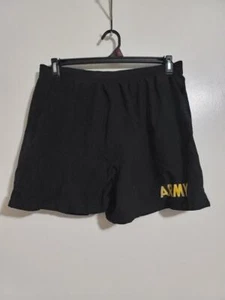 Large - APFU Shorts Army Black and Gold #A64a - Picture 1 of 3
