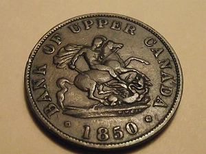 #2863 Kanada / Upper; 1/2 Penny Medaille 1850 - Bild 1 von 2