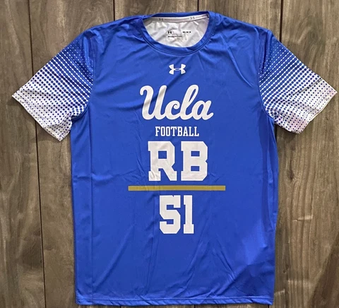 Under Armour UCLA Bruins Elite Football Camp Running Back Prospect #51 Shirt M Cover