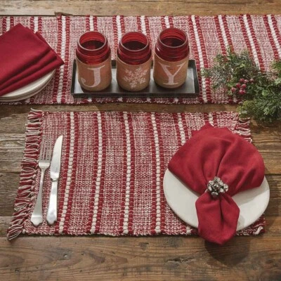 Park Designs Peppermint  Placemats ~~ Set of 2 ~~ Holiday Must-Have - Image 1 of 2