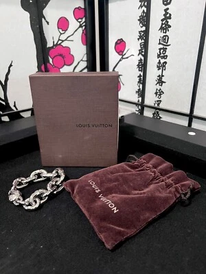 Louis Vuitton монограмма LV логотип цепочка женщин браслет цепочка звенья - Изображение 1 из 4