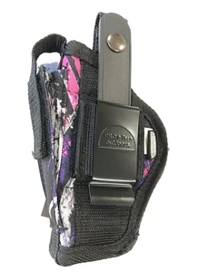Gun Holster fits Kimber Micro 9 Muddy Girl Pink Purple Nylon Ambidextrous - Picture 1 of 8