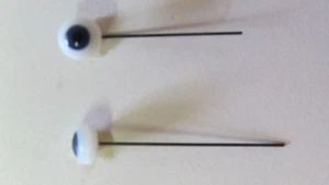 Blue Eyes Antique Doll 9 Mm - Picture 1 of 2