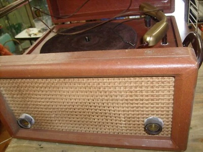 REPRODUCTOR DE DISCOS VINTAGE VOZ DE MÚSICA 151 TUBO VM TRI O MATIC PARA REPARACIÓN Foto 1 de 4