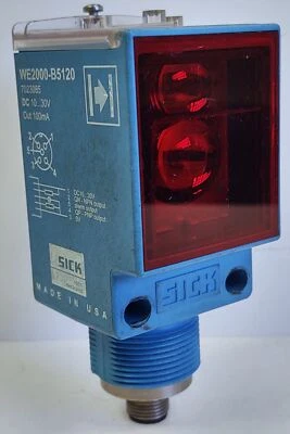 SICK WE2000-B5120 7023085 Adjustable Infrared Photoelectric Proximity Sensor - Image 1 of 4