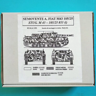Semovente Fiat Ansaldo M43 105/25 Bassotto 1:35 StuG. M43 CRI.EL. - MODELLLING - Immagine 1 di 4