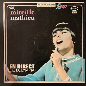 Mireille Mathieu, En Direct De L'Olympia, 1968 Rare Mexican Lp Chanson - Picture 1 of 4