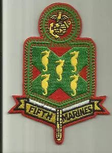 QUINTO REGGIMENTO MARINES USMC PATCH MILITARI CAMP PENDLETON CALIFORNIANA SOLDATO - Foto 1 di 1