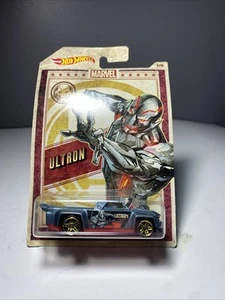 2019 Hot Wheels Marvel Series 2/6 Ultron SOLID MUSCLE Steel-Blue w/Gold Pr5 Sp - Picture 1 of 2