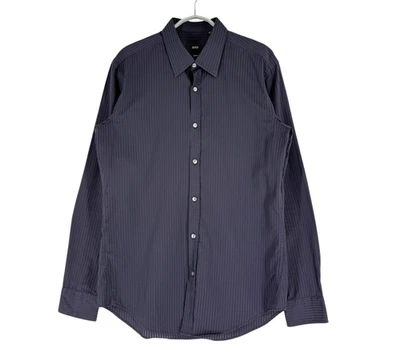 Hugo Boss Camicia Formale Slim Fit Casual Da Uomo Taglia M - 40 - 15 3/4 - Immagine 1 di 4