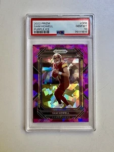 2022 Prizm SAM HOWELL Purple Ice Prizm RC 200/225 #306 PSA 10 GEM MINT - Picture 1 of 3