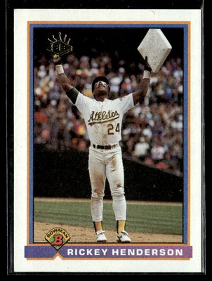 1991 Bowman #692 Rickey Henderson - Image 1 of 2