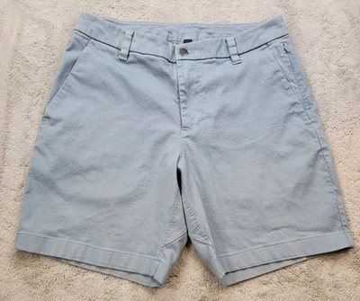 Lululemon Commission Shorts Mens 30 Blue 7" Chino Flat Front Stretch M7AK1S - Image 1 of 4