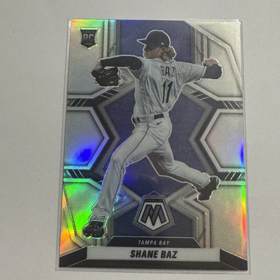 2022 Panini Mosaic #247 Shane Baz Silver Prizm - Image 1 of 1