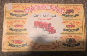 Lesney Matchbox G-4 Car Farm Gift Set um 1961, Top Zustand OVP - Bild 1 von 18