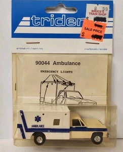 Trident 90044 HO 1:87 Chevy Ambulancia/Vehículo paramédico, Raya Azul - Nuevo - Imagen 1 de 2